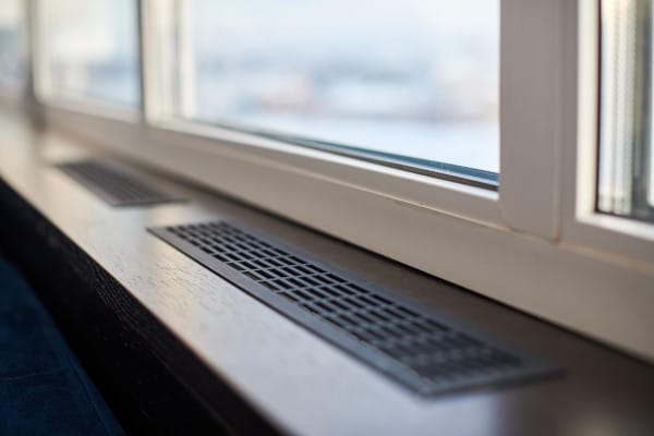 Grille d'aération de fenêtres : pièce, solution et fonctionnement
